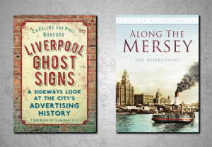 Covers of the books Ghost Signs of Liverpool and Along the Mersey