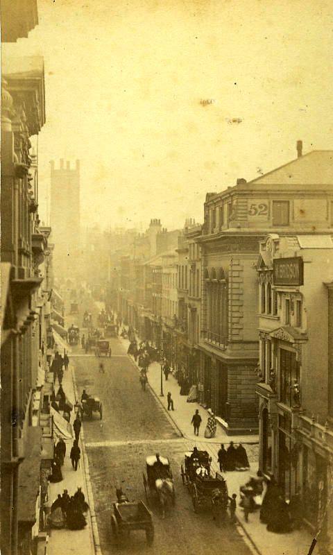 Victorian photo of Bold Street, Liverpool