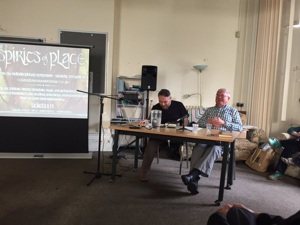 Photograph John Reppion and Ramsey Campbell at Spirits of Place