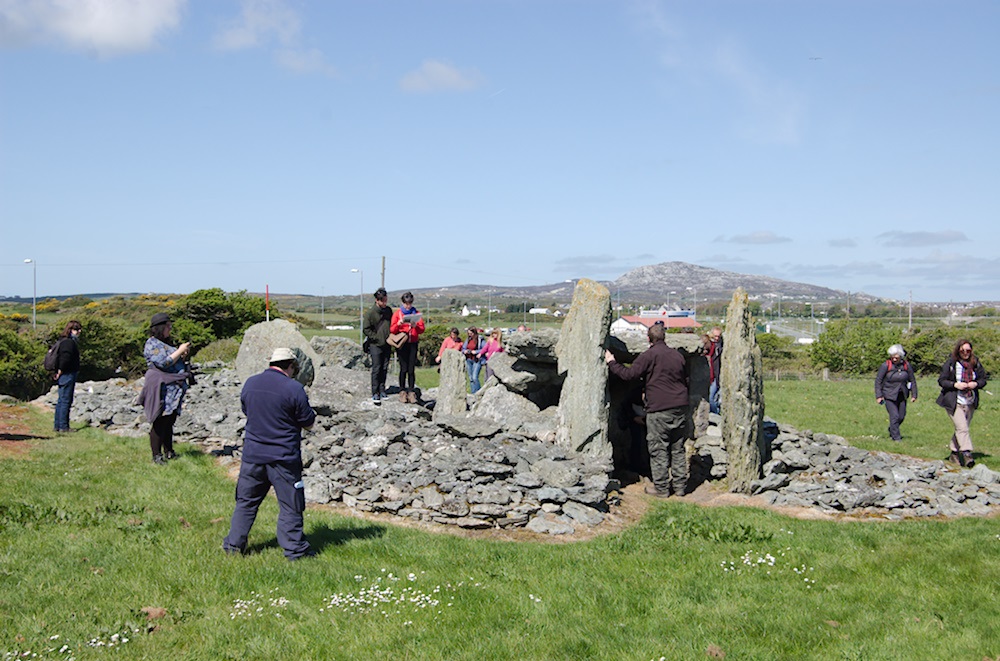 Photo of Trefignath burial chamber at Holyhead, Anglesey
